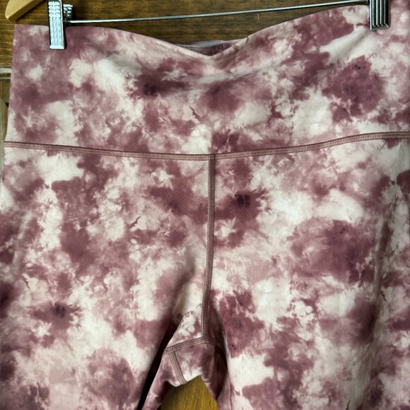 Athleta Light/Dark Pink Elation 7/8 Tight Leggings 1X - Picture 3 of 10